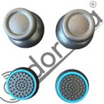 Doreka Ps4 Dualshock Uyumlu 2 Adet Analog Joystick Başlığı + 2 Adet Koruyucu Set - Mavi