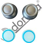 Doreka Ps4 Dualshock Uyumlu 2 Adet Analog Joystick Başlığı + 2 Adet Renkli Koruyucu Set - Mavi