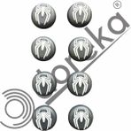Doreka Ps4 Ps5 Xbox Desenli Analog Koruyucu 8li Paket - Kamuflaj Gri
