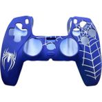 Doreka Ps5 Dualsense Spider-Man Desenli Koruyucu Silikon Kılıf Gamepad - Mavi