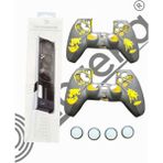 Doreka Ps5 Uyumlu Rgb Soğutucu Fan + 2 Adet Kılıf + 4'lü Analog Koruyucu Set - Sarı