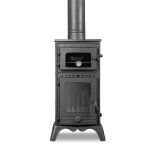 Dorello 3 Tarafı Camlı Fırınlı Pik Döküm Soba DRL-054