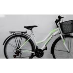 Dorello Beyaz Yesil Model 2650 Model 26 Jant Bisiklet 2650 Model Camurluk Sepetli Model