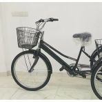 Dorello Cargo Bisikleti 2960 Model Yük Bisikleti Pazar Bisikleti Siyah 24 Jant Bisiklet