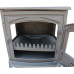 Dorello Mf125 Model Döküm Soba Şömine Soba 3 Camlı Soba Kalın Döküm Soba