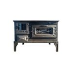 Dorello MF45 Mat Siyah 40 cm Fırınlı Kuzine Soba