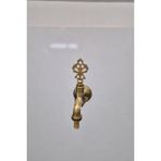 Dorello Osmanlı Motifli Gold Musluk Antik Kaplama, Dekoratif Bahçe & Lavabo Musluğu, Vintage Osmanlı Tarzı Musluk Hortum Uçlu Model001