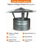 Dorello Soba Borusu Şapkası – Yağmur ve Rüzgar Önleyici Baca Şapkası