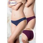 Doremi 2'Li Günlük Penye Rahat Kalıp Kadın Slip Külot