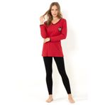 DoReMi Apple Pie Bayan Pijama Takımı BORDO S-M