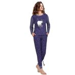 Doremi Bayan Lacivert M/L Pijama Takımı