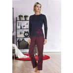 Doremi Bayan Lacivert S/M Pijama Takımı