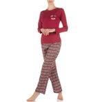 DoReMi Bayan Pijama Takımı BORDO L-XL