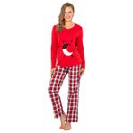 DoReMi Bayan Pijama Takımı KIRMIZI M-L