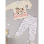 Doremi Bej Kız Çocuk Pijama Takımı