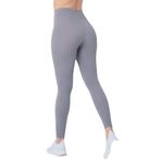 DoReMi Dikişsiz Örme Yüksek Bel Tayt GRİ L-XL