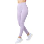 DoReMi Dikişsiz Örme Yüksek Bel Tayt LİLA XL-XXL