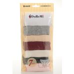 DoReMi Düz Daily Fit 7li Bayan Külot ASORTİ M-L