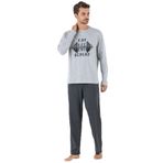 DoReMi Erkek Pijama Takımı,Gri L,TYBCC4JZGCNNDYLT40