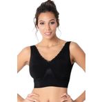 DoReMi İnce Pedli Seamless Toparlayıcı Büstiyer SİYAH M-L