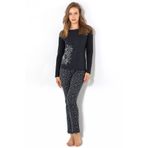 DoReMi Night Flower Pijama Takımı SİYAH M-L