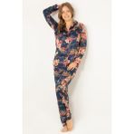 Doremi S-M Doğal Viskon Düğmeli Pijama Takımı