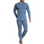 Doremi Seamless Erkek Pijama Takımı - L - XL - Mavi
