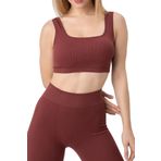 DoReMi Seamless Fitilli Spor Sütyeni BORDO M-L