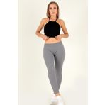 DoReMi Seamless Normal Bel Ripli Spor Tayt ANTRASİT S/M