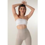 DoReMi Seamless Straplez Askısız Pedli Büstiyer BEYAZ M-L