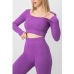 DoReMi Seamless Straplez Uzun Kollu Fitilli Büstiyer BORDO M-L