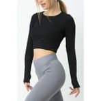 DoReMi Seamless Uzun Kollu Fitilli Büstiyer CAMEL M-L