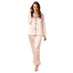 DoReMi Uzun Kollu Saten Pijama Takımı PEMBE S-M