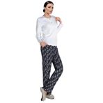 DoReMi White-Black Bayan Pijama Takımı BEYAZ M-L