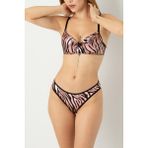 DoReMi ZEBRA DESENLİ SÜTYEN TAKIM EFLATUN 75