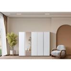 Doressa Bony Brown 5 Kapılı Kahverengi Gardırop