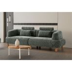 Doressa Foir Soft Grey Kanepe - Yeşil