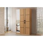 Doressa Home Keops 3 Kapılı Gardırop Ceviz