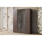Doressa Home Nora 4 Kapılı Gardırop Ceviz