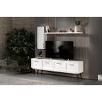 Doressa Home Pita White Tv Ünitesi Gri