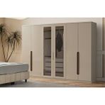 Doressa Home Sorte 6 Kapılı Gardırop Bej