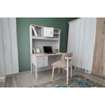 Doressa Lumis Çalışma Masası - G: 110 D: 60 Y: 160 - Beyaz