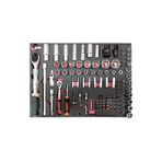 Dorf 110 Parça Evalı Lokma Seti Uzatmalı Cırcır Kolu Takım Arabası Içeriği 48,5 x 35,5 cm