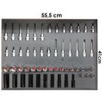 Dorf 55 Parça Lokma Seti Havalı Yıldız Torx Dolu Eva Seti Takım Içeriği 55,5cm x 41CM