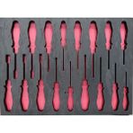 Dorf Takım Arabası Içi Düzenleyici Boş Eva Organizer Tornavidalar Için 17 Adet Bölmeli Sünger 55,5cm x 41 cm