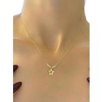 Dorika Toplu Günlük Çok Şık Yıldız Altın Kolye 14 Ayar