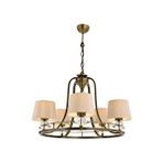 Dorinda Modern Avize E27 60w 65cm Metal Eskitme Avonni-av-1597-5es Kaplama