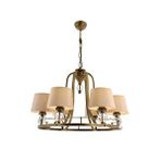 Dorinda Modern Avize E27 72w 65cm Metal Eskitme Avonni-av-1597-6es Kaplama
