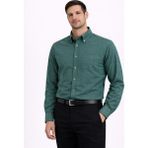 Dormen Uzun Kol Klasik Erkek Regular Fit Gömlek 7607 - Yeşil - 3XL