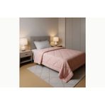 Dormeur Polycotton Yorgan Fırçalı Tek Kişilik, Fuşya